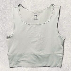 H&M Sport • Mint Green Longline Top